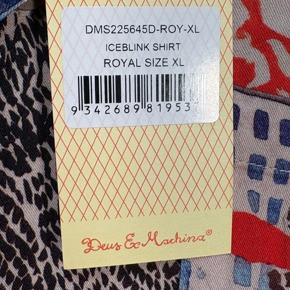 Deus Ex Machina Short Sleeve Button Up Shirt Size XL - Picture 8 of 10